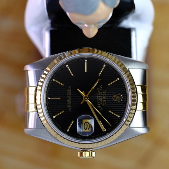 Rolex Datejust Black Tuxedo Dial 36mm Watch - Picture 7 of 9